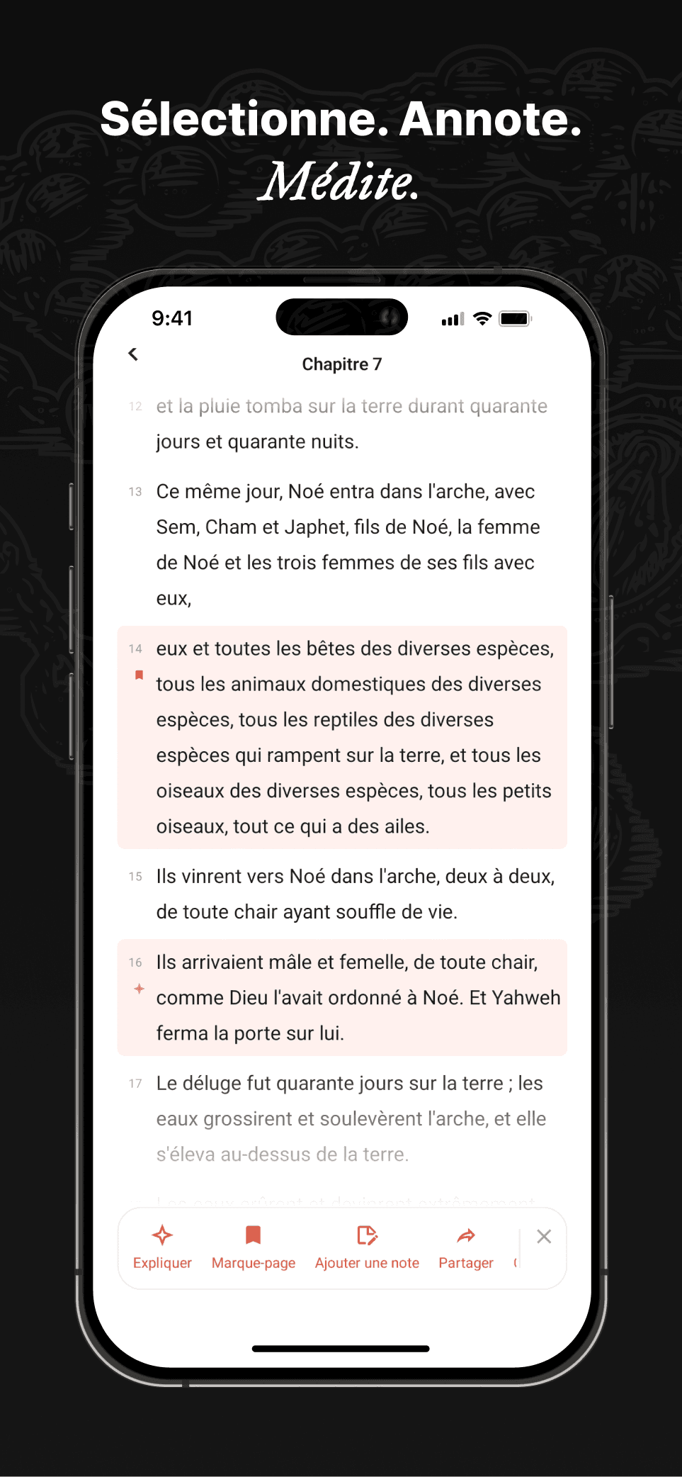 Lecture annotée de la Genèse : sélectionne, annote, médite