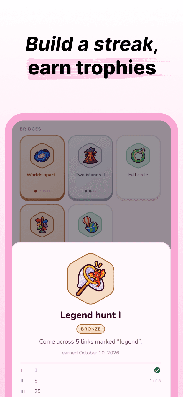 Capture store Miruma, Build a streak, earn trophies, le trophée Legend hunt